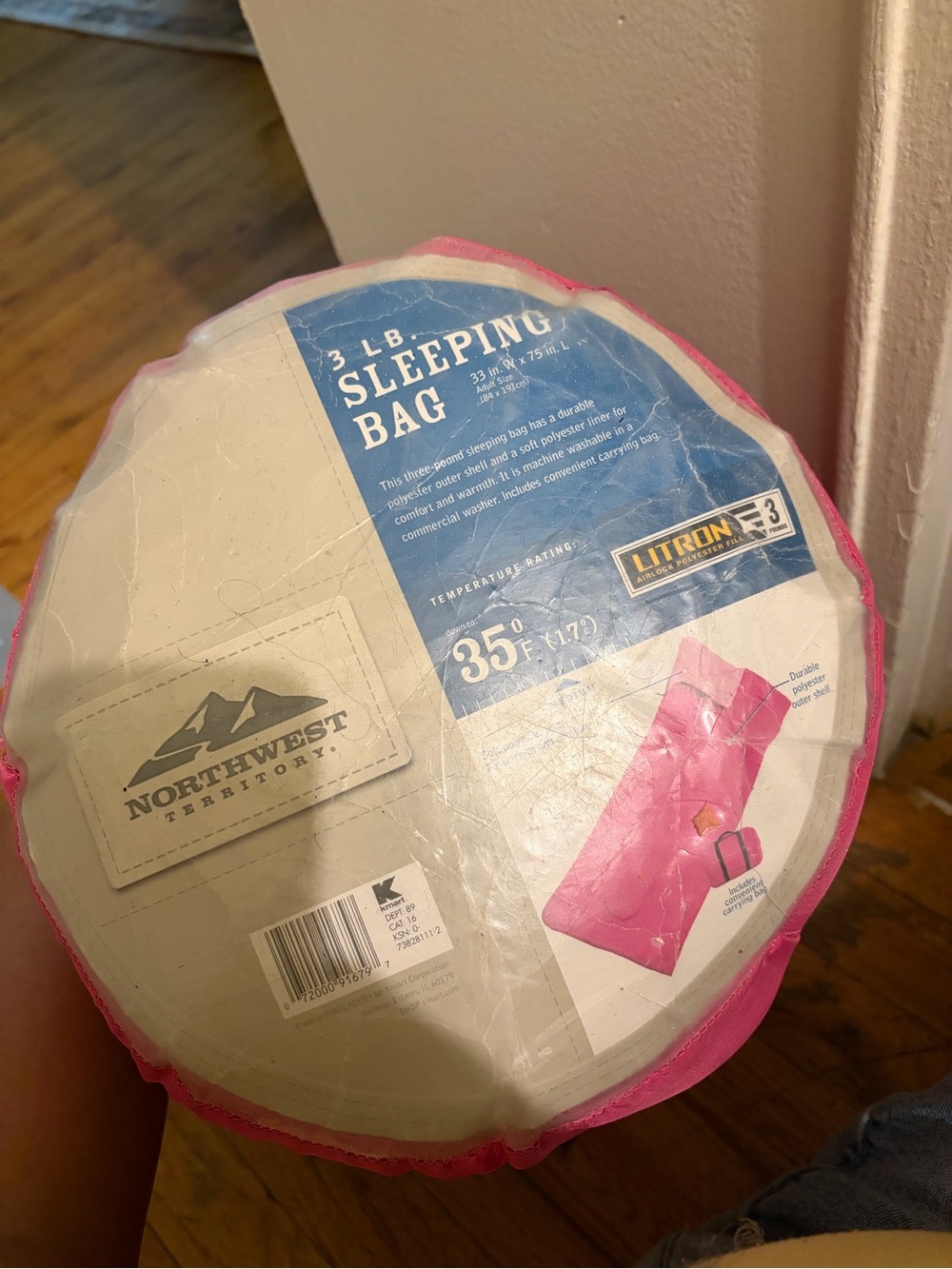 Northwest Territory Pink Sleeping Bag in Carry Case